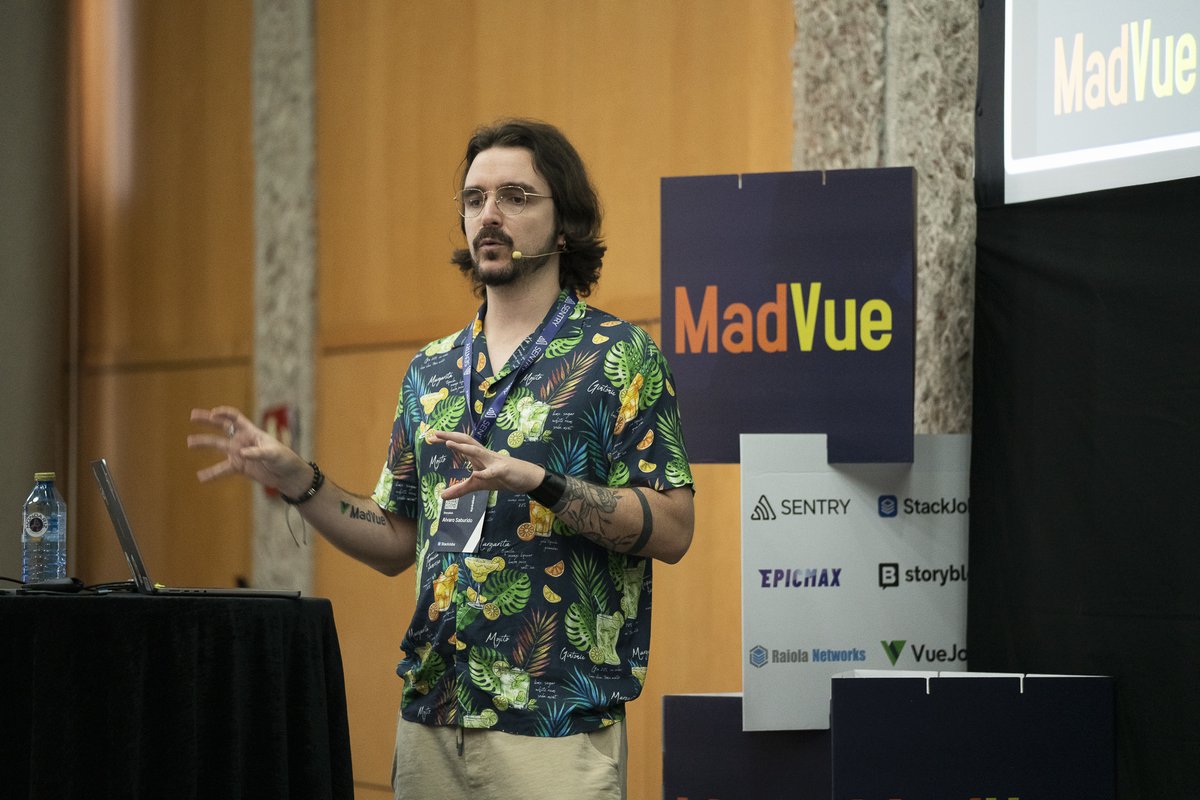 madvue_es's tweet image. Last Thursday was more than just a @vuejs event ✨

It was a day to connect with the community, to learn, to have fun together.

Seeing you all there making MadVue real was the best reward for us 💚

Thank you for enjoying us in this first edition🌟

#MadVue #Vuejs #Techconf