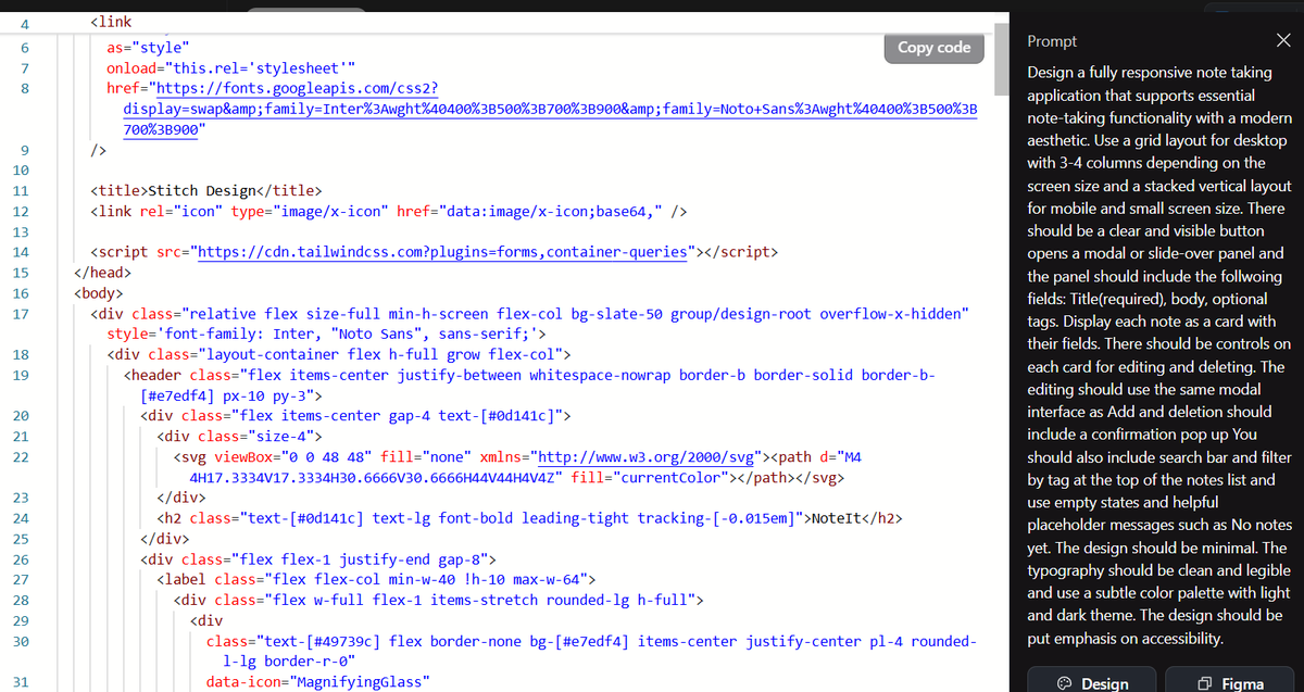 IbrahimOyebami's tweet photo. And one great thing about it is that you could convert your design to either a figma design or html code

#FrontendDev #HTML #WebDesign #DevTools #DesignToCode https://t.co/CdSAPT0lD7