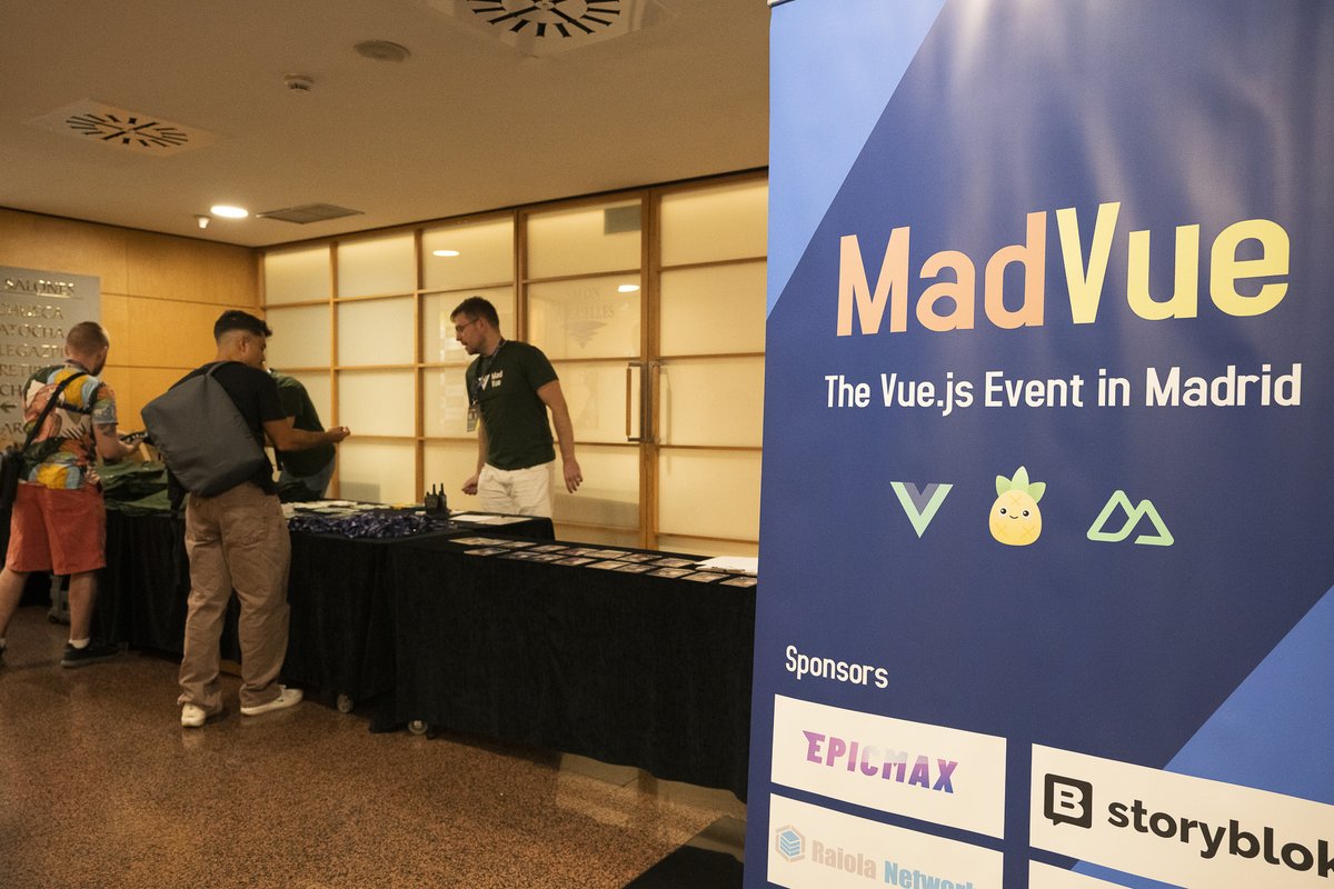 madvue_es's tweet image. Last Thursday was more than just a @vuejs event ✨

It was a day to connect with the community, to learn, to have fun together.

Seeing you all there making MadVue real was the best reward for us 💚

Thank you for enjoying us in this first edition🌟

#MadVue #Vuejs #Techconf