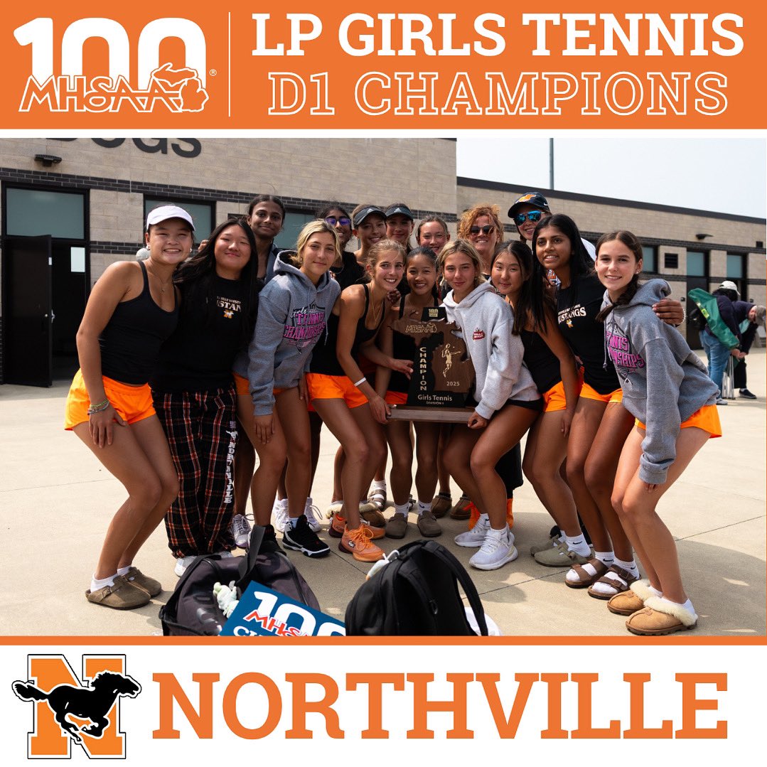 MHSAA (@mhsaa) on Twitter photo 🎾 D1 LP GIRLS TENNIS FINAL: As Adams’ Fu Closes Career On Top, Northville May Be Starting Championship Era!🏆
➡️ ow.ly/j7XL50W287X 👀
#congratulations #finals #tennis #champion #northville #mustangs #MHSAA #MHSAA100
<a href="/nvilleathletics/">Northville Athletics</a> 🎾 D1 LP GIRLS TENNIS FINAL: As Adams’ Fu Closes Career On Top, Northville May Be Starting Championship Era!🏆
➡️ ow.ly/j7XL50W287X 👀
#congratulations #finals #tennis #champion #northville #mustangs #MHSAA #MHSAA100
<a href="/nvilleathletics/">Northville Athletics</a>