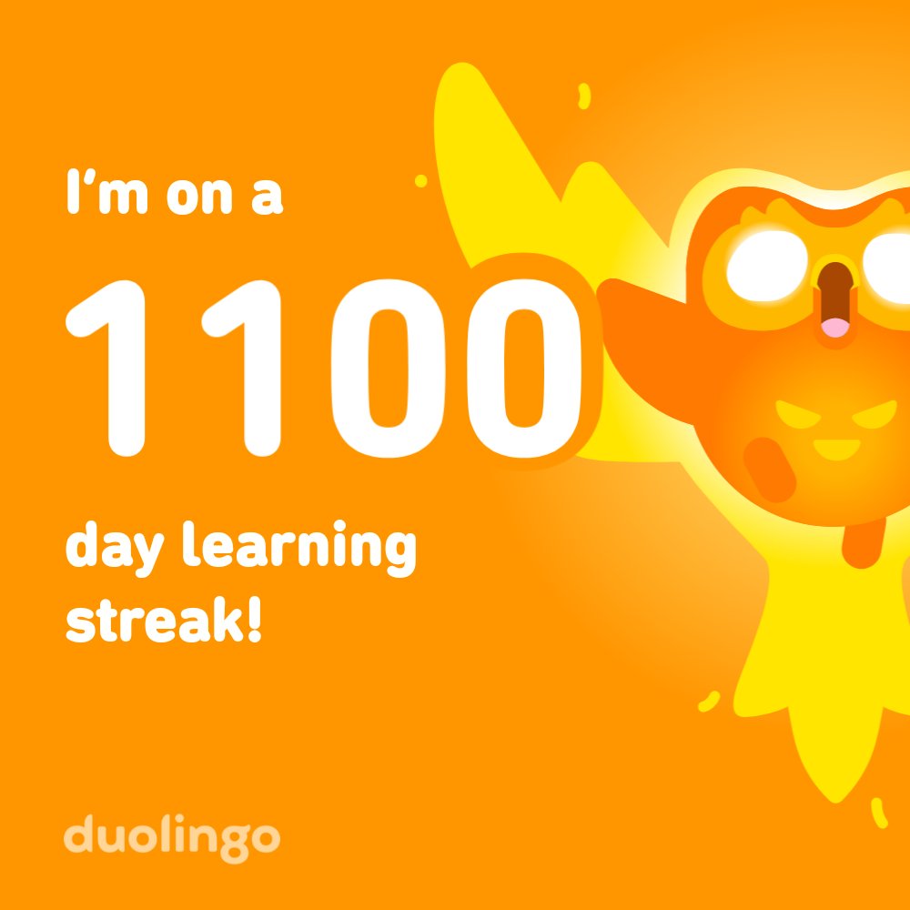 Learn a language with me for free! Duolingo is fun, and proven to work. Here’s my invite link: invite.duolingo.com/BDHTZTB5CWWKSN…