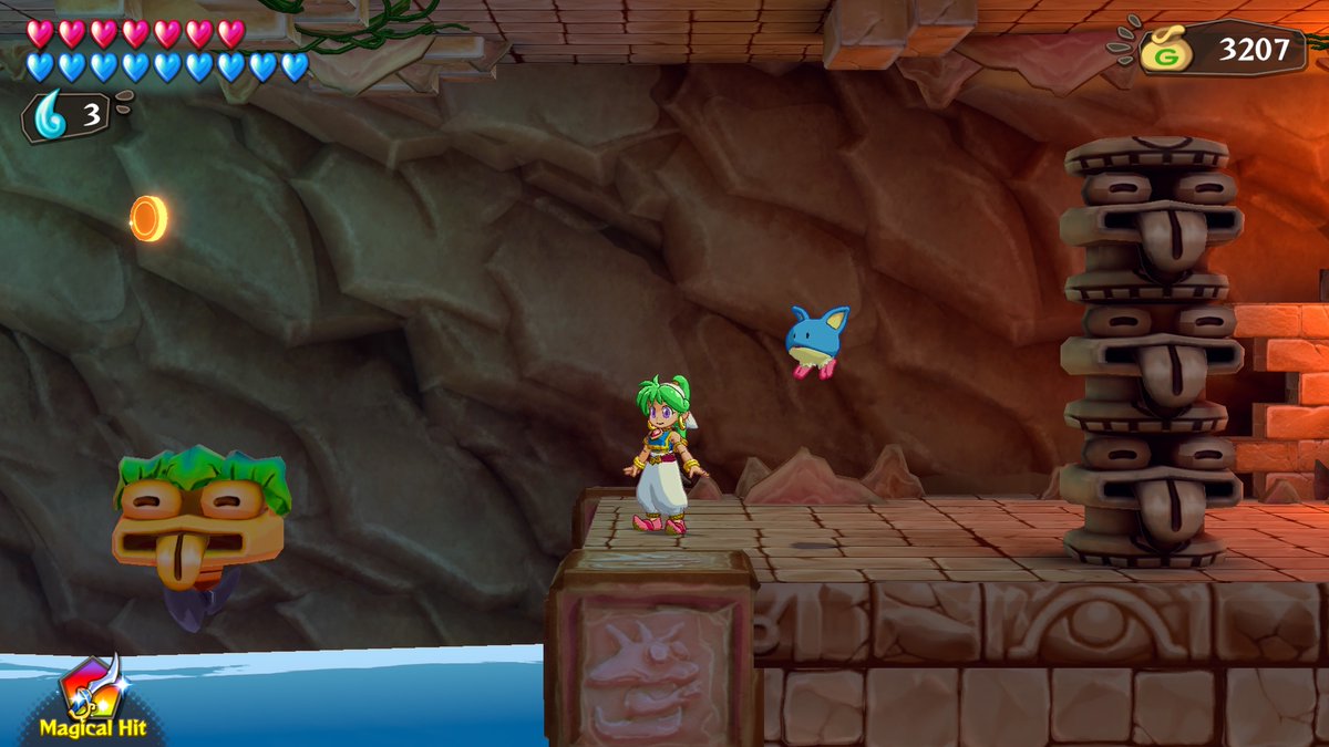 PS4Ron's tweet image. Started a new game, #WonderBoyAshaInMonsterWorld #PS4. This is a remake of the #SegaMegadrive game #MonsterWorldIV #MWIV from 1994. Its the sixth game in the #WonderBoy series, and the fourth game in the #MonsterWorld subseries. Its a fun platformer😎