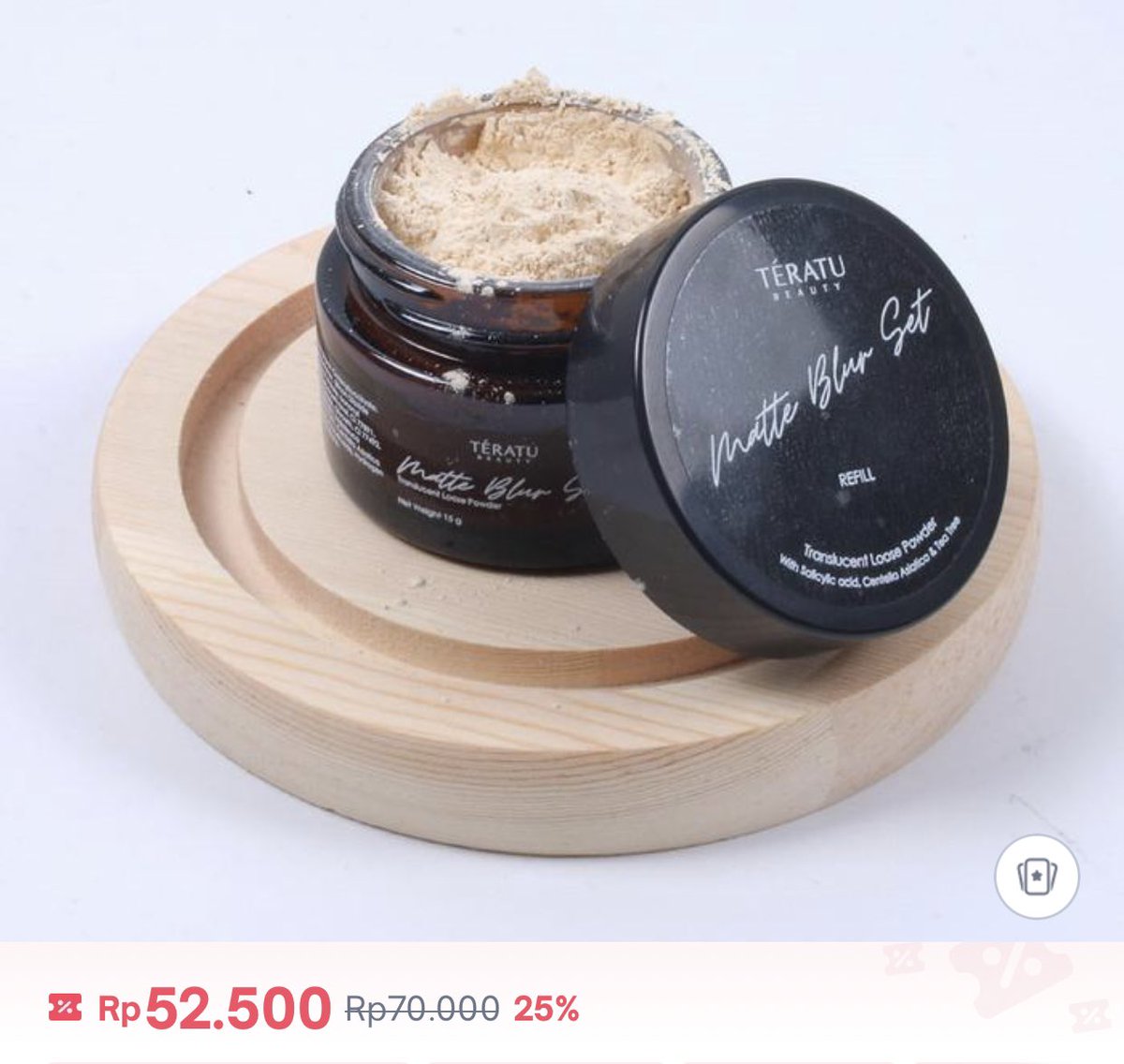 gurlucke's tweet photo. Promo 6.6 Sale Teratu MATTE BLUR SET TRANSLUCENT LOOSE POWDER Refill 15gr
Menjaga makeup tahan lama

Diskon Potongan 25%
Harga Rp 52.500
https://t.co/eWTjTiRJWP

Wts jual tokped tokopedia mei murah voucher kupon base makeup setting powder Bedak tabur complexion payday 25.6 https://t.co/dYRlQ1rPFh