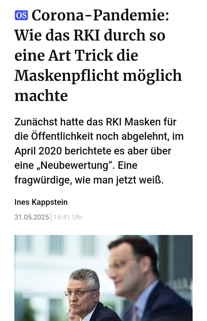 "Ja, falsch informiert von der Politik zusammen mit dem RKI, und sehr viele haben darauf vertraut, dass die Informationen richtig sind: unbemerkte Übertragung, Fremdschutz durch Masken, Aerosol-Übertragung des Erregers, keine Immunität, exponentieller Anstieg der