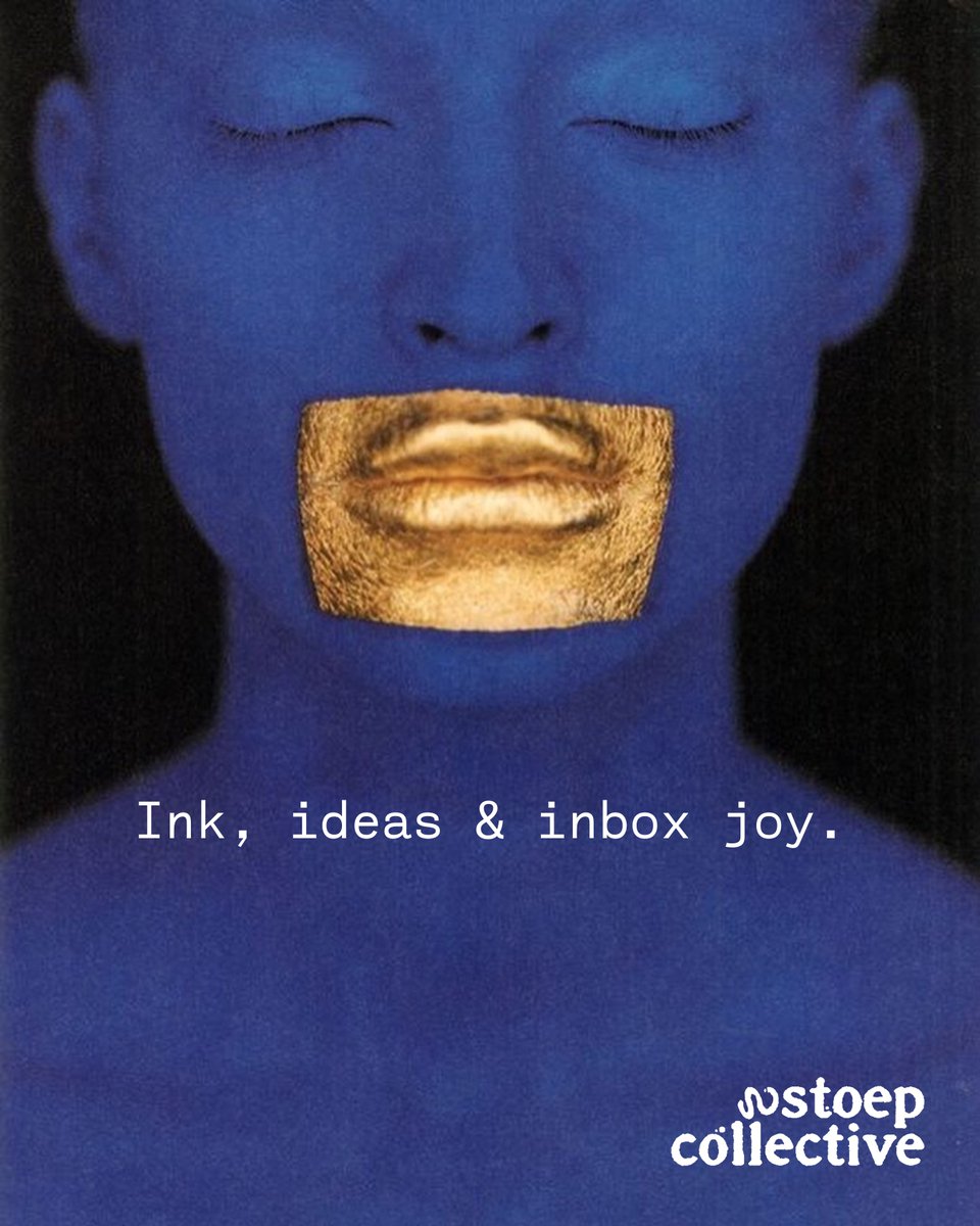 Subscribe and stay close to the collective hum 🐝 🍯

stoepcollective.com/newsletter

🎥 : 1998 French Vogue editorial shot by Eric Traore

#StoepCollective #StoepSocial #StoepArtist #newsletter #SignUp #artists #artist