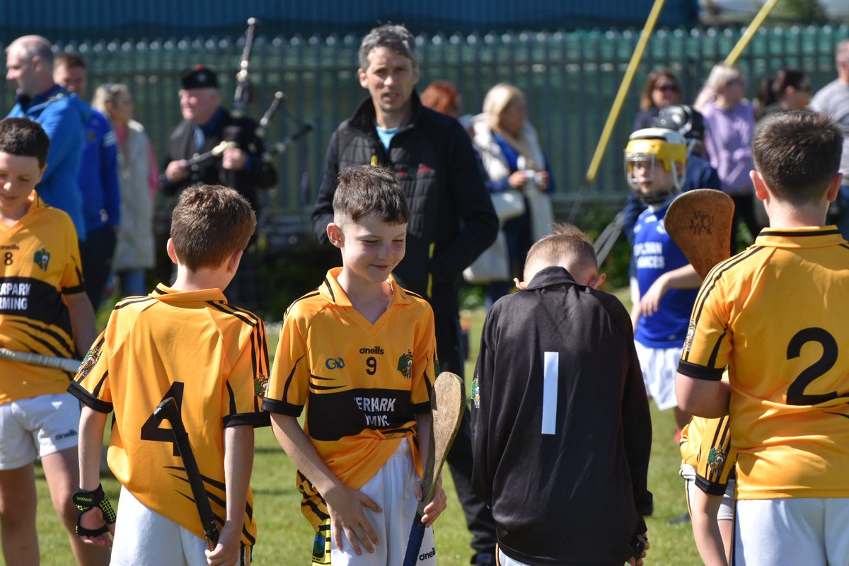 The Under 11 Festival of Hurling in memory of Paddy Sheridan is underway at the Top of the Town! Great morning of action in store. 🔵⚪️