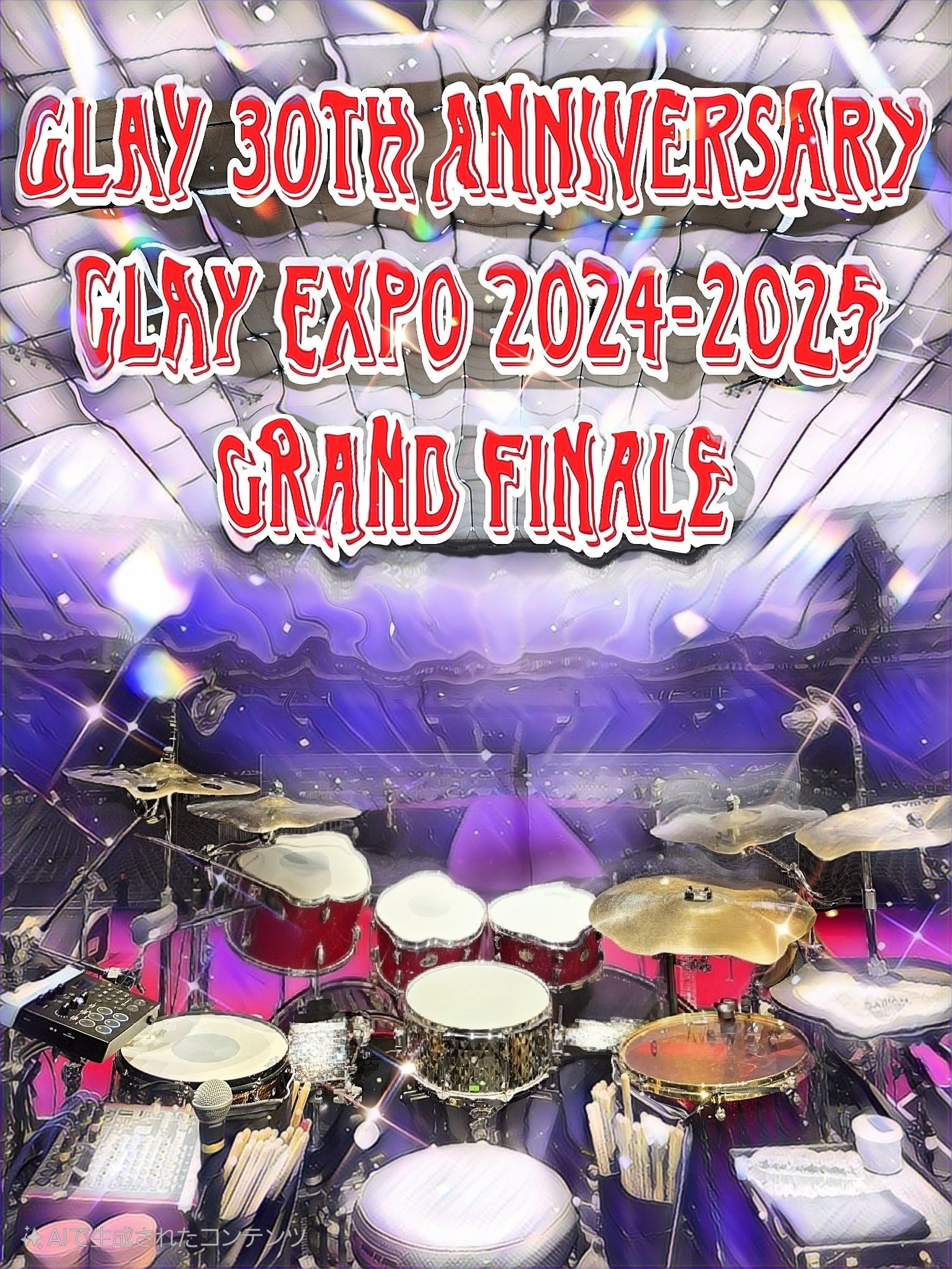 GLAY EXPO 2024-2025 GRAND FINALE パンフレット 漫画を寄稿した「GLAY 30th Anniversary GLAY EXPO 2024-2025