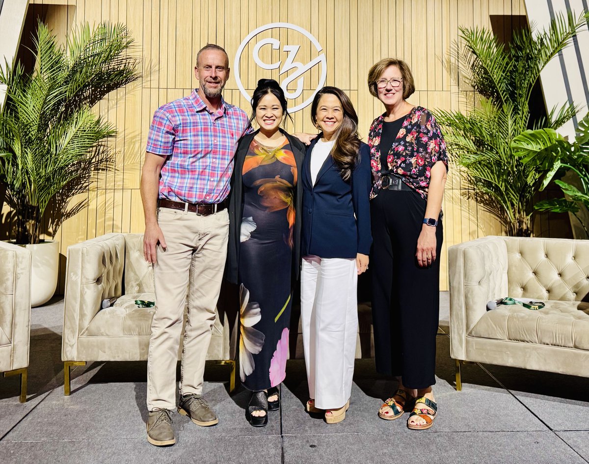 Ann, Kasha, Mike and Dr. Christina Miyake at the Chan Zuckerberg Initiative Science in Society: Rare As One Network 2025 Meeting learning, collaborating, and sharing with other rare disease leaders this past week.

We look forward to bringing back nuggets of wisdom and learni ...