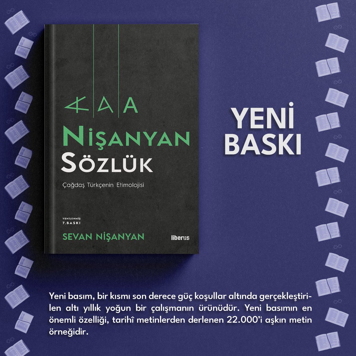 Yenilendi ve genişletildi!

Nişanyan Sözlük 7. baskısıyla liberus'ta.

🔗kitapyurdu.com/kitap/nisanyan…