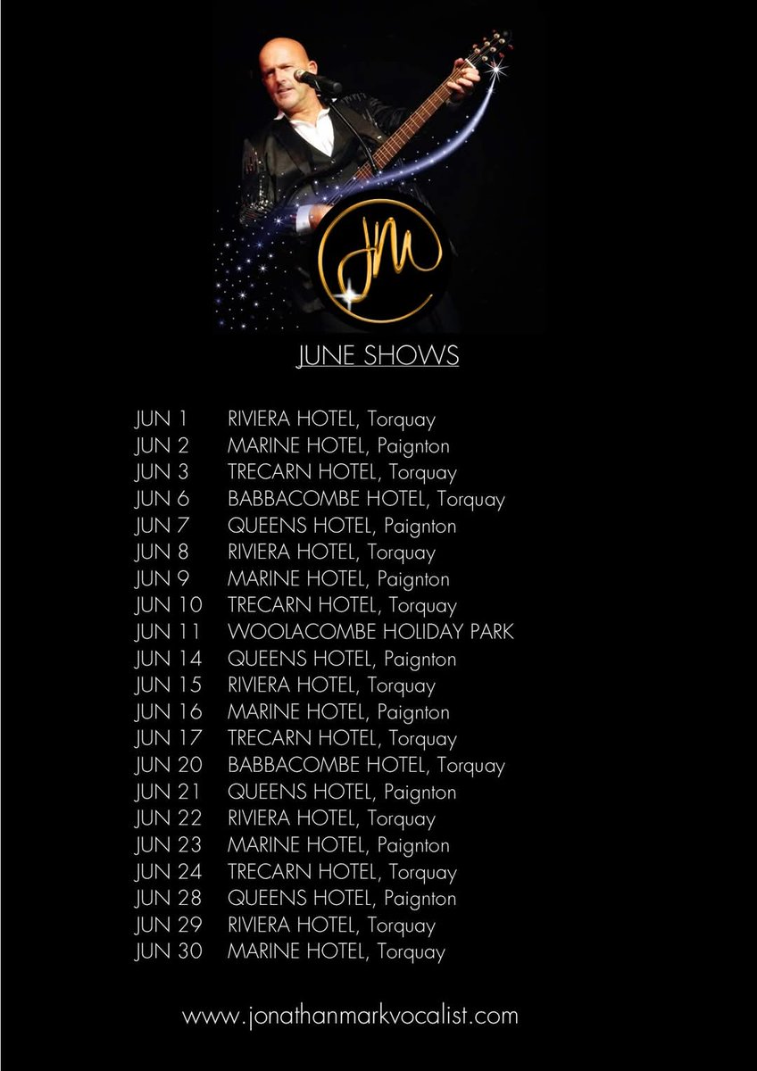 JonathanMarkUK's tweet photo. June is lit with live shows! 🎤🔥 Come catch me on stage — real energy, real vibes, all month long.
#LiveShows #OnStage #Residencies #LiveMusic #JuneLineup #hotels #holidayseason https://t.co/jtGfRAbBRj