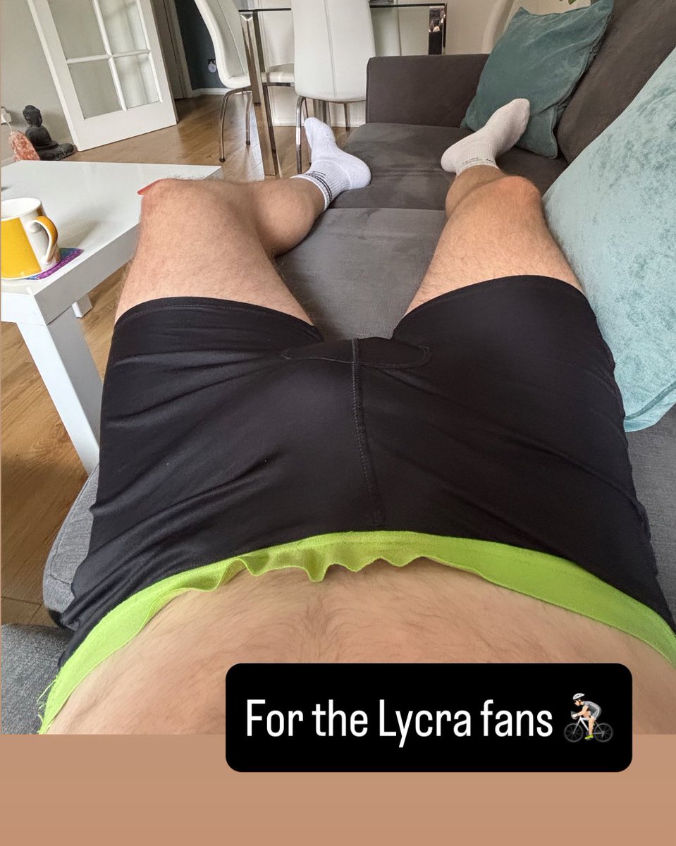 For the Lycra fans, post cycle 🚴🏻

#Lycra #Cycle #Sunday #bulge