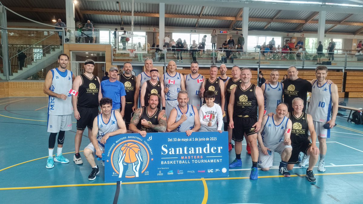 SderMasters's tweet image. FASE FINAL PLATA ÉLITE
Final
The Newfoundland Rock - 52
Match Up Over40 - 55
#SMBT25 #SantanderMastersBasketballTournament