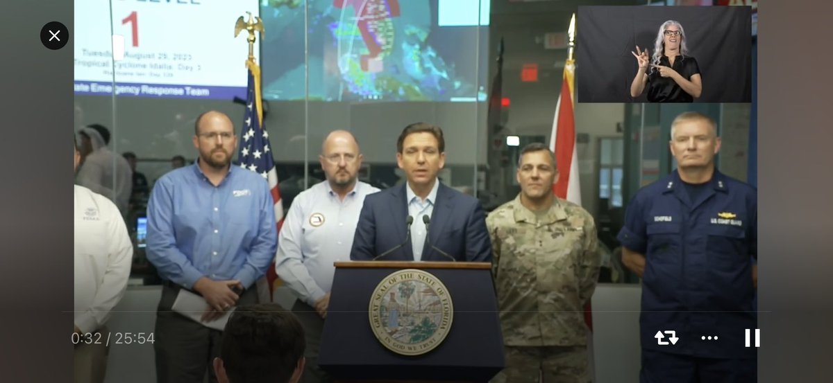 Florida is so BLESSED to have America's Governor🇺🇸Ron DeSantis, The Masterclass in crisis management, at the helm in these emergencies. Can you imagine Byron Donalds, Rick Scott, Matt Gaetz, or the other clowns fumbling and bumbling through their response?