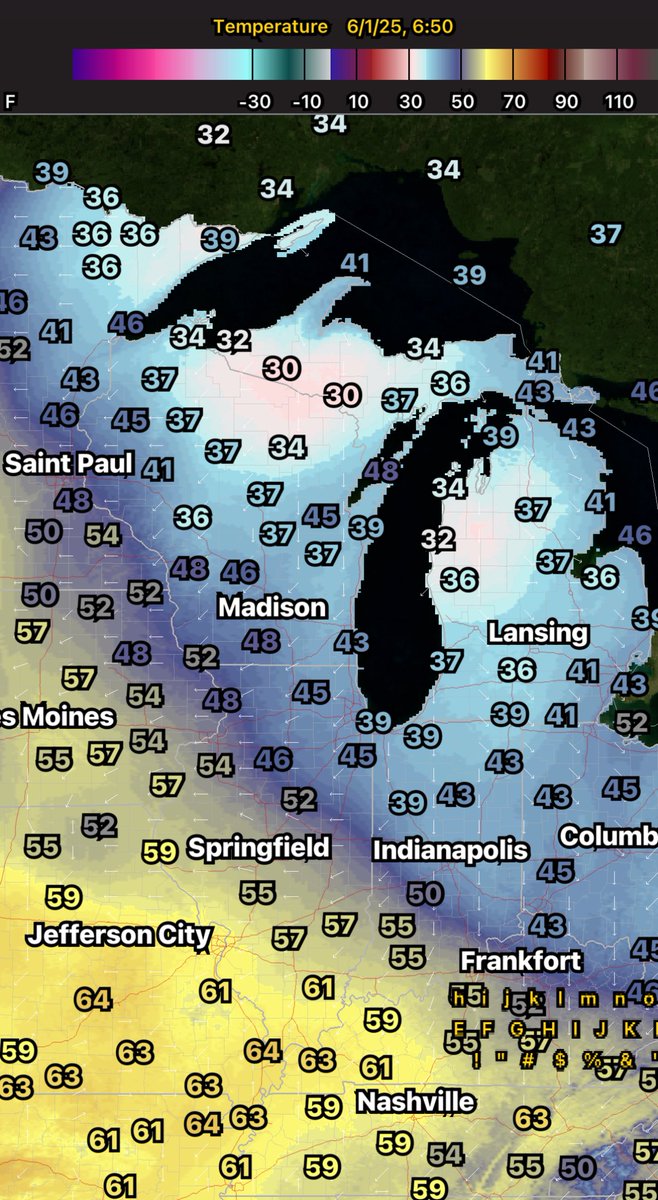 Kirk 🇺🇸 Hinz | BAM ⚡️Weather (@met_khinz) on Twitter photo ⚠️30s on June 1st?
📉This wild spring continues across the Great Lakes & Ohio Valley, with the coldest start to meteorological summer in decades for many.
🎯 Don’t miss today’s Weeks Ahead commodity report at <a href="/bam_weather/">BAM Weather</a> for details on what’s in store ahead.
#AGwx #natgas ⚠️30s on June 1st?
📉This wild spring continues across the Great Lakes & Ohio Valley, with the coldest start to meteorological summer in decades for many.
🎯 Don’t miss today’s Weeks Ahead commodity report at <a href="/bam_weather/">BAM Weather</a> for details on what’s in store ahead.
#AGwx #natgas