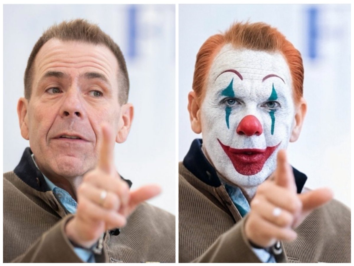 Einen der Komiker, den ich da sehe!🤡💪🤡