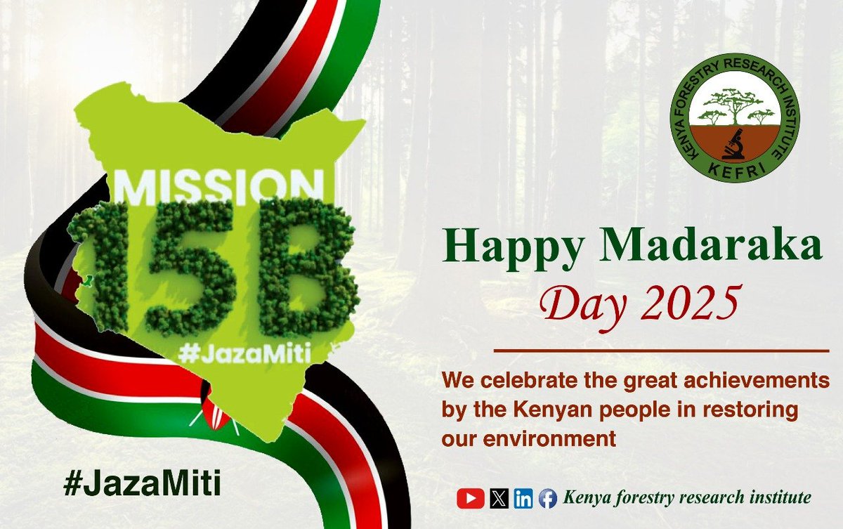 Kenya Forestry Research Institute (KEFRI) (@kefrihq) on Twitter photo 
