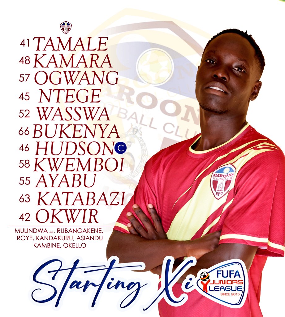 Maroons FC - Official (@officialmaroons) on Twitter photo 🚨
#FufaJL
Team News 📰
How the boys shape up against <a href="/MbaleHeroes1960/">MBALE HEROES FC</a> Juniors.
#MARFCJT || #Future 🚨
#FufaJL
Team News 📰
How the boys shape up against <a href="/MbaleHeroes1960/">MBALE HEROES FC</a> Juniors.
#MARFCJT || #Future
