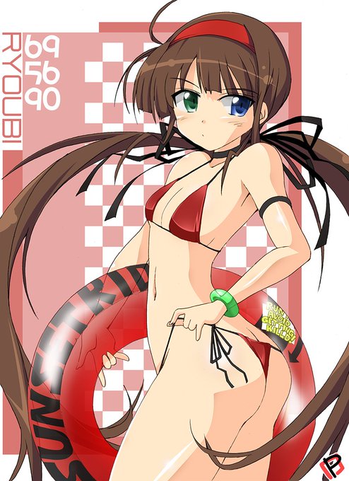 ビキニな両備ちゃん描きました。 