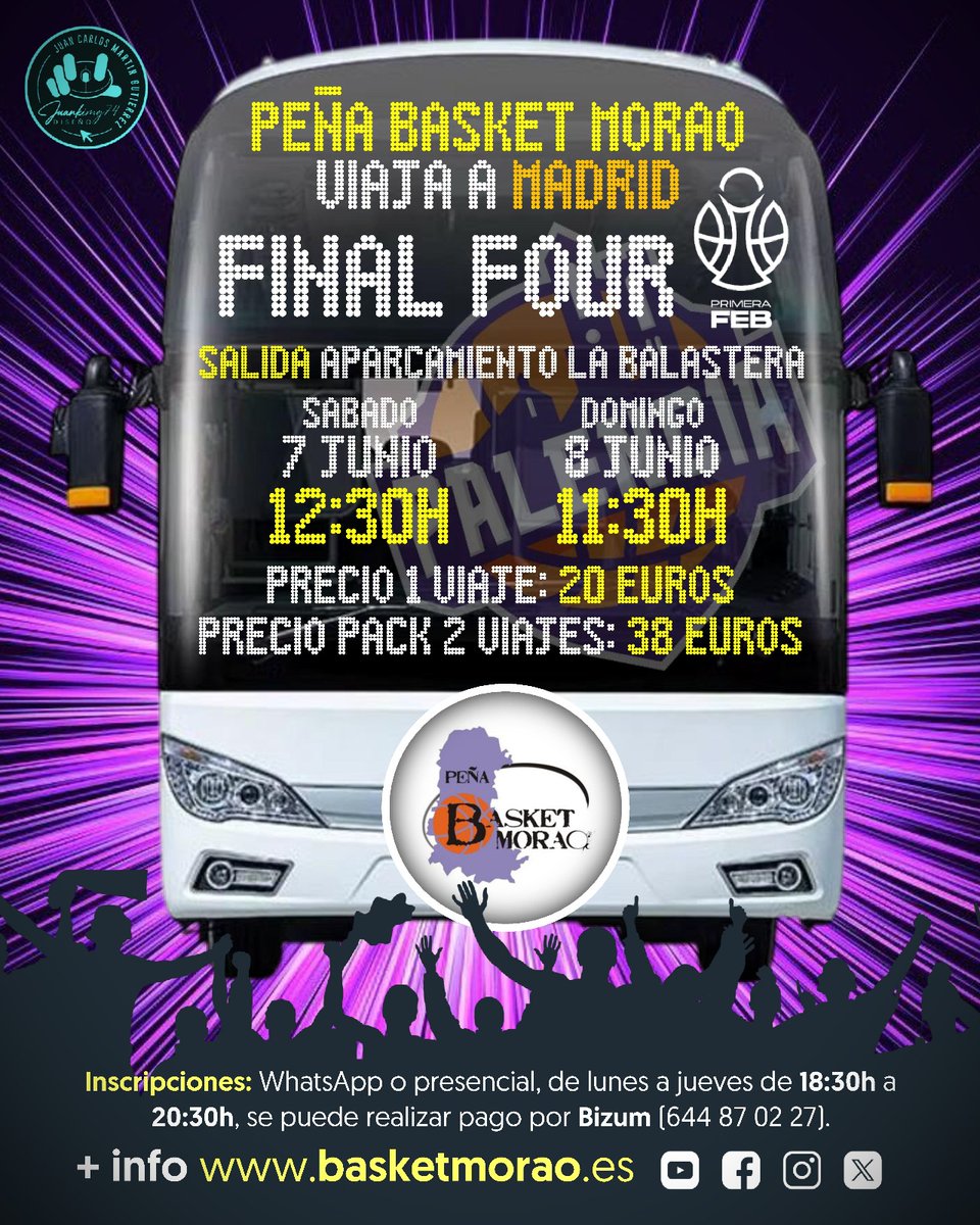 Nos vanos a Madrid.
#F4PrimeraFEB