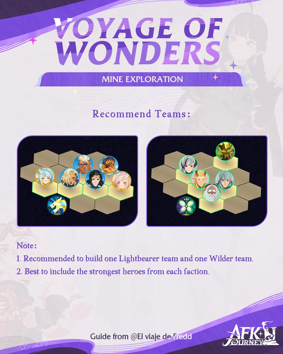 AFK_Journey's tweet image. Test out these tips in Mine Exploration from the Voyage of Wonders! #AFKJourney #AFKJourneyGuide