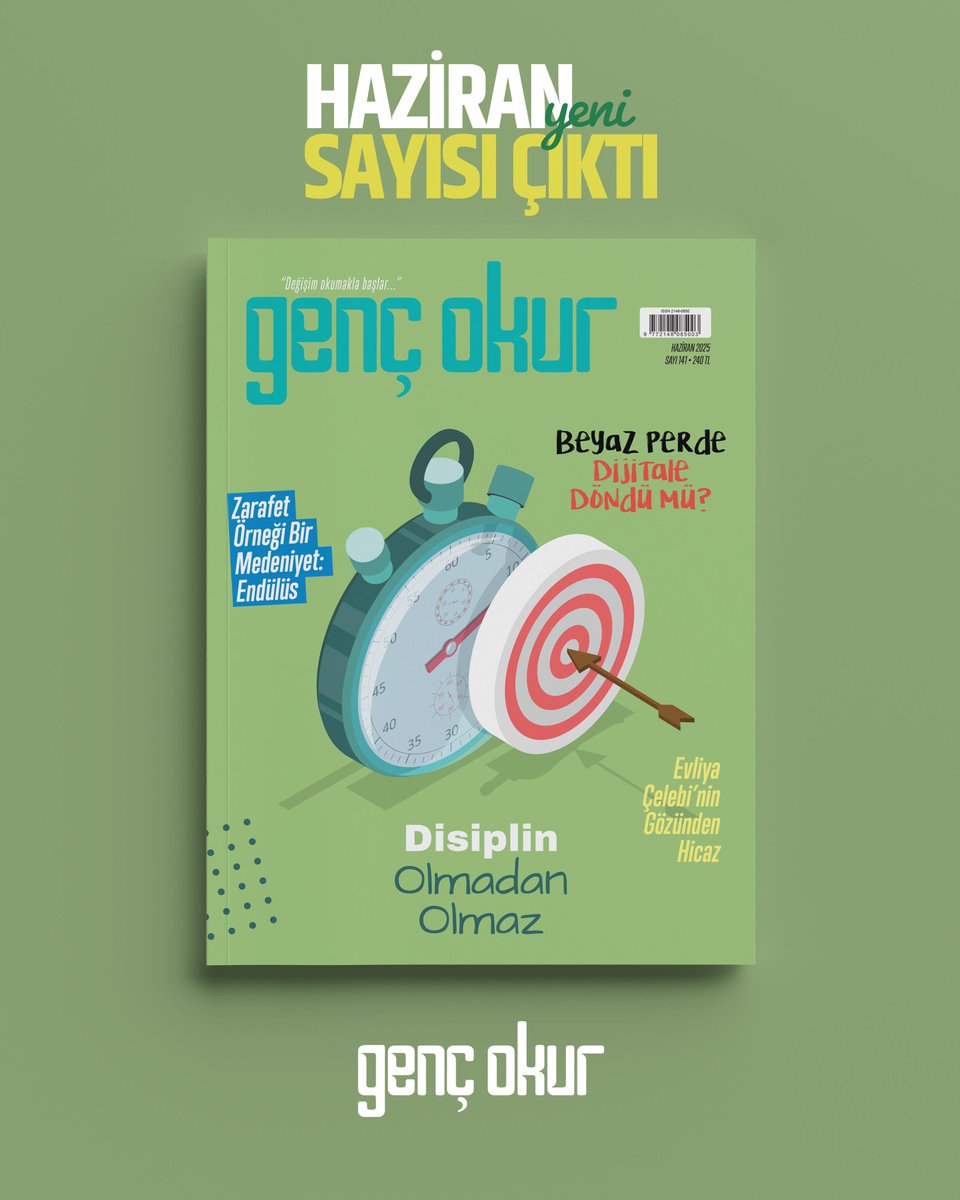 Genç Okur Haziran Sayısı

Dosya: Disiplin Olmadan Olmaz

📜 Beyaz Perde Dijitale Döndü Mü? 
📜 Evliya Çelebi'nin Gözünden Hicaz
📜 Zarafet Örneği Bir Medeniyet: Endülüs

Genç Okur'a abone olmak için👇
l24.im/hOXWQaq