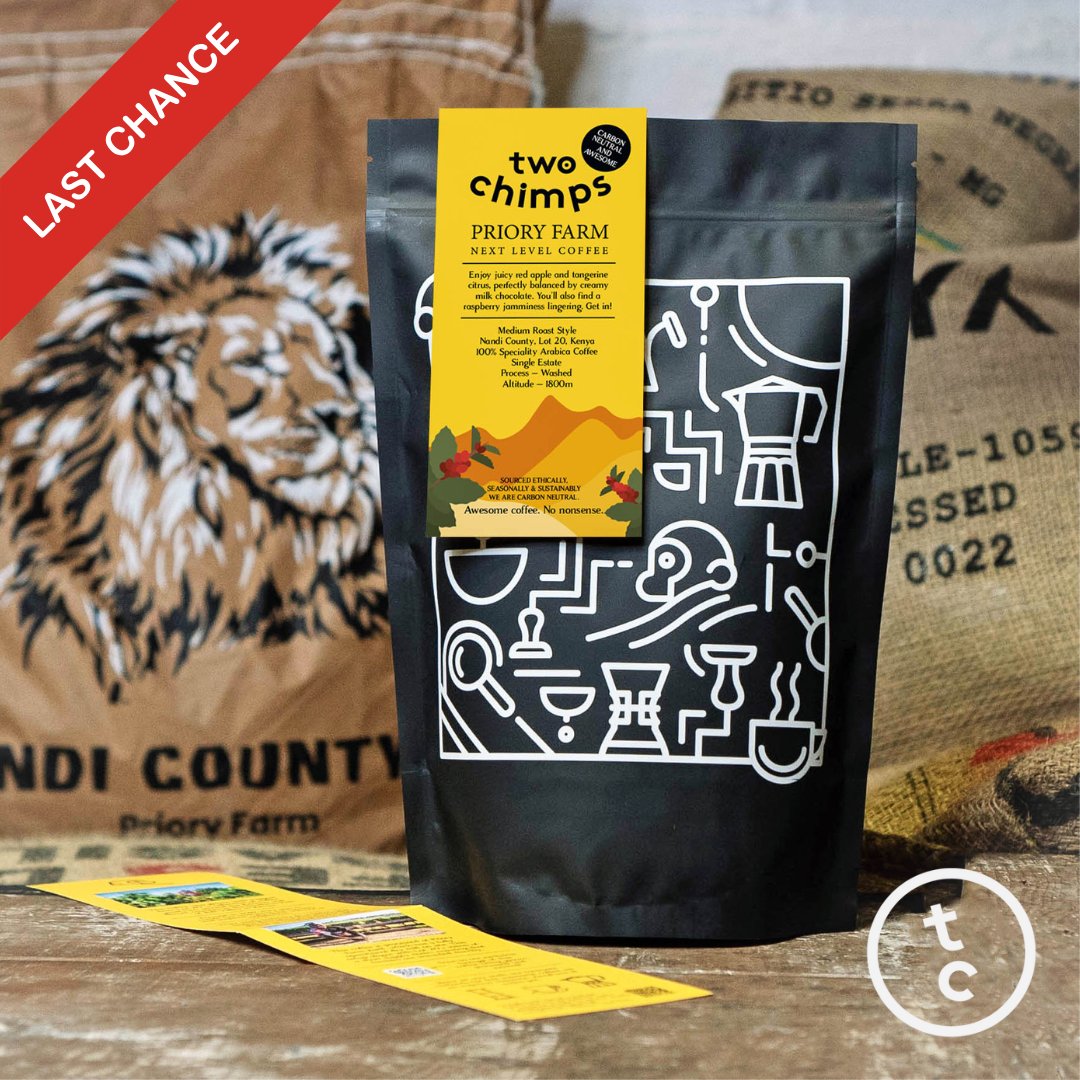 Our Next Level Coffee is down to its final roast, so be sure to snag a bag while you still can! ☕️

#lastroast #runninglow #nextlevelcoffee #twochimpscoffee #ethicallysourced #limitededition #specialtycoffee #coffeelover #coffeetime #freshlyroasted