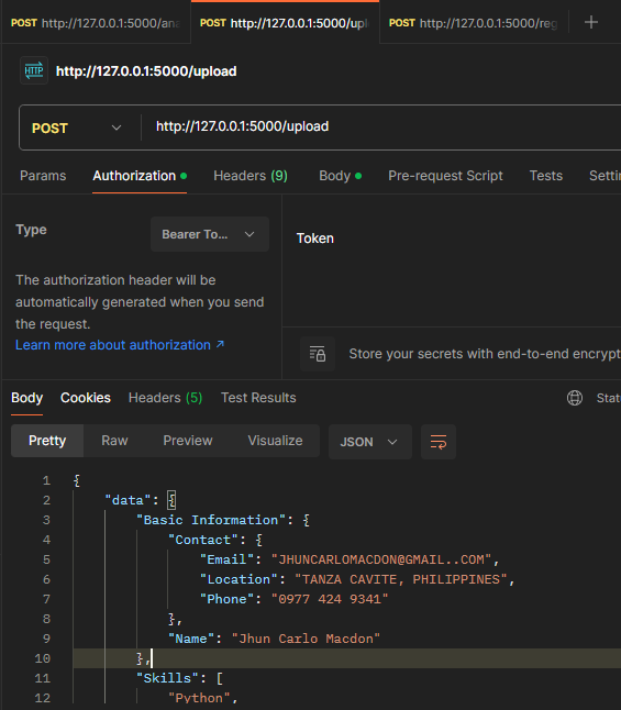 jhun_macdon's tweet photo. Cooking up something cool: an API for resume extraction using Python and a Qwen model! It's all about turning messy resumes into clean, structured data. Check out the progress on my GitHub: https://t.co/HguZEmiflM
#Python #API #ResumeParsing #AI #CodingJourney https://t.co/5gJrUeni5p