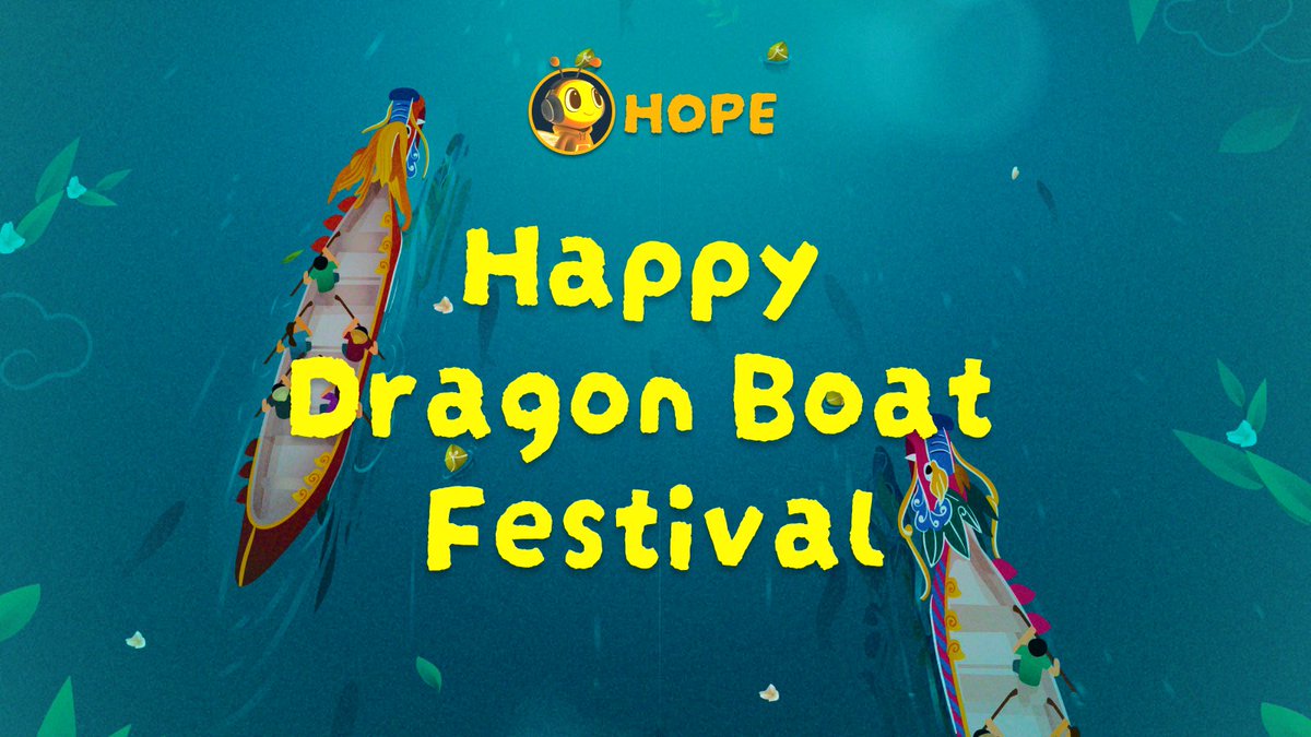 Happy Dragon Boat Festival 🐉
Like zongzi wrapped with care, I hold you with love.
I’m $HOPE. 🍃💚
<a href="/Hope_Dao/">HOPE</a>