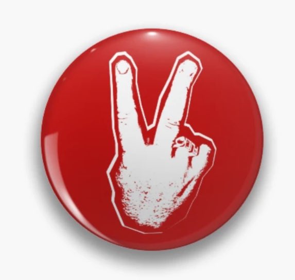 New TWO FINGERS design celebrating the iconic cover of Citizens' album, TWO.  Show your rebellious side by ordering this design today! redbubble.com/shop/ap/163296…