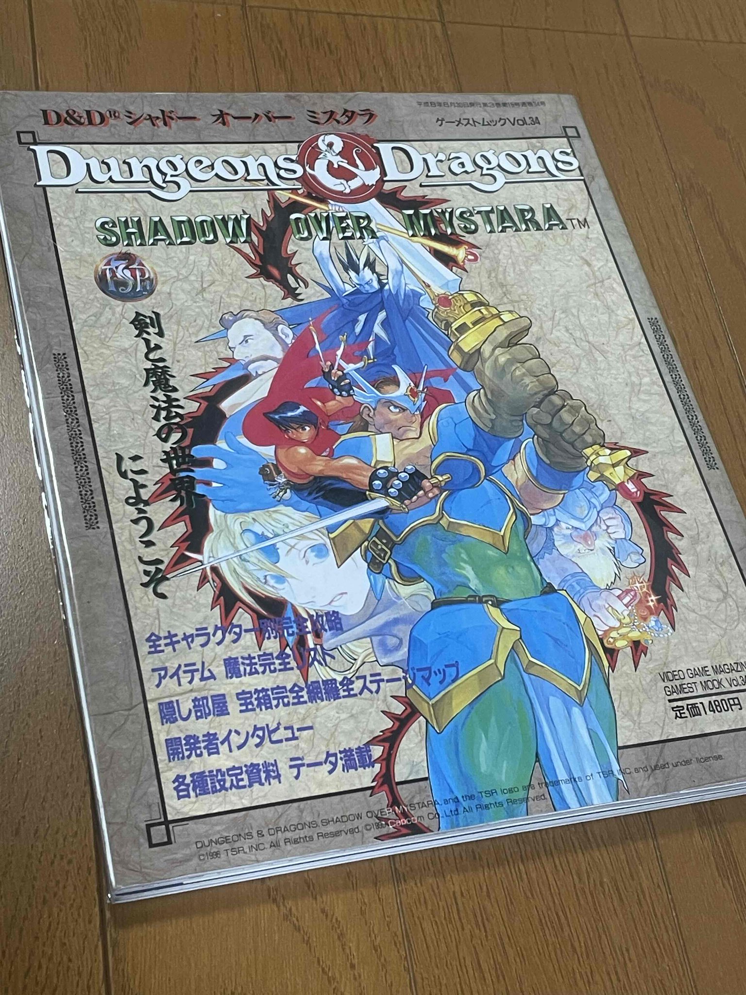 チラシ】 カプコン/CAPCOM ダンジョンズ&ドラゴンズ シャドーオーバー