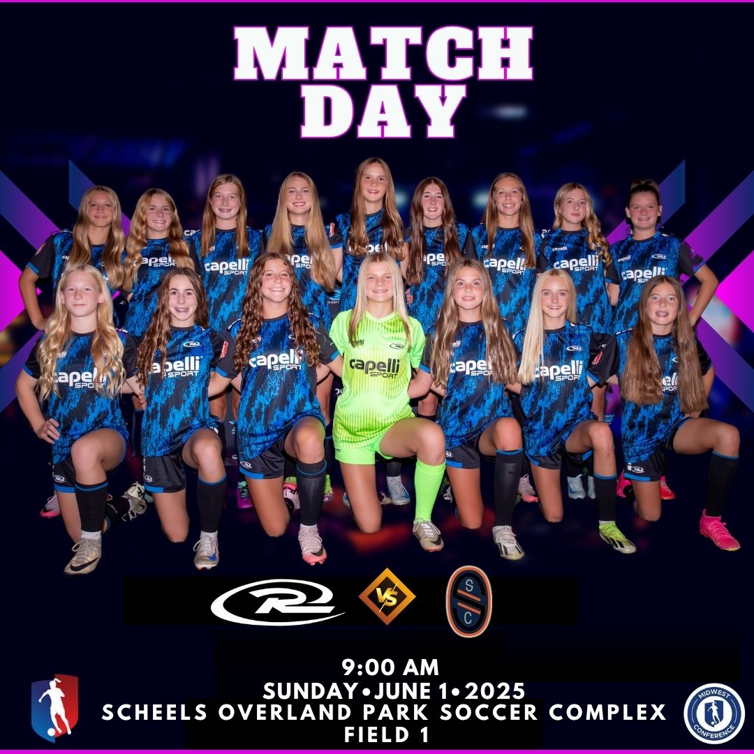 Kansas Rush 10 GA (@ksrush10ga) on Twitter photo Game 2⃣ Final league match. One last battle.
Win today and we punch our ticket to the <a href="/GAcademyLeague/">Girls Academy</a> National Playoffs.
Let's leave it all on the field💪#RoadToNationals
🗓️Sat. June 1, 2025
🆚<a href="/SalvoSCGA/">Salvo Girls Academy</a> 2010
📍Field 1 Scheels OP Soccer Complex
⏰9 AM
<a href="/GAcademyLeague/">Girls Academy</a> Game 2⃣ Final league match. One last battle.
Win today and we punch our ticket to the <a href="/GAcademyLeague/">Girls Academy</a> National Playoffs.
Let's leave it all on the field💪#RoadToNationals
🗓️Sat. June 1, 2025
🆚<a href="/SalvoSCGA/">Salvo Girls Academy</a> 2010
📍Field 1 Scheels OP Soccer Complex
⏰9 AM
<a href="/GAcademyLeague/">Girls Academy</a>