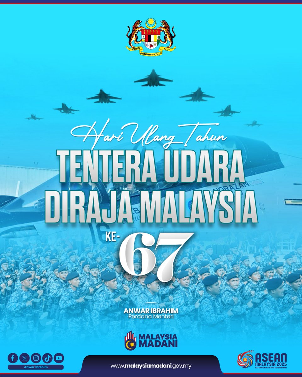 Penghargaan kepada seluruh warga Tentera Udara Diraja Malaysia (TUDM) yang telah menunjukkan komitmen, keberanian dan kesetiaan dalam mempertahankan ruang udara negara.

Pengorbanan dan kesiapsiagaan anggota TUDM merupakan tunjang kepada keamanan serta kedaulatan tanah air yang