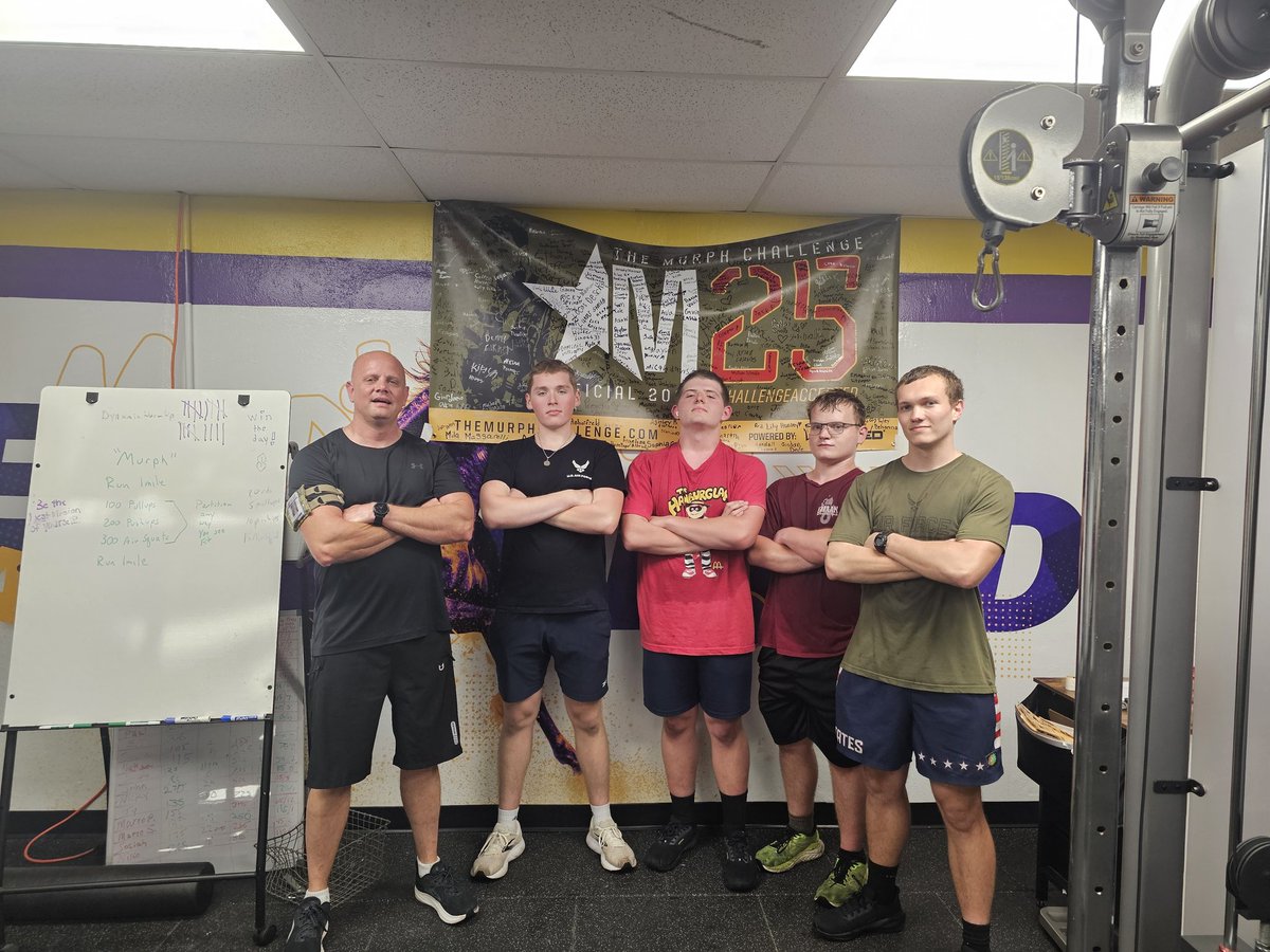 In honor of Memorial Day and Lt Murphy, cadets continued our tradition  of the Murph Challenge on the last day of school. God bless those that died for our feedoms we enjoy today. navy.mil/MEDAL-OF-HONOR… <a href="/plumboroughsd/">Plum Borough SD</a> <a href="/PlumTeachers/">Plum Teachers</a> <a href="/PlumAthletics/">Plum Athletics</a> <a href="/plum/">plum</a>
