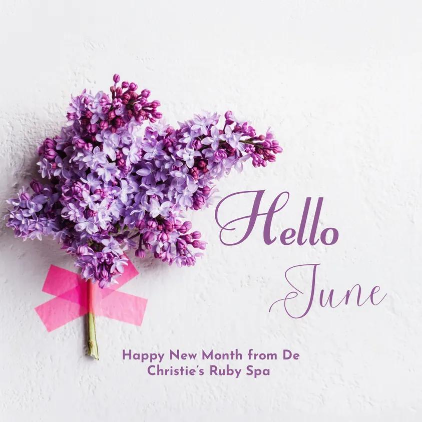 Dechristieruby's tweet image. Happy New Month from all of us at De Christie’s Ruby Spa! 💖
Wishing you a month filled with peace, beauty, and moments of pure relaxation.
May June bring you joy, growth, and glowing skin! 🌸✨

#HappyNewMonth #JuneVibes #DeChristiesRubySpa