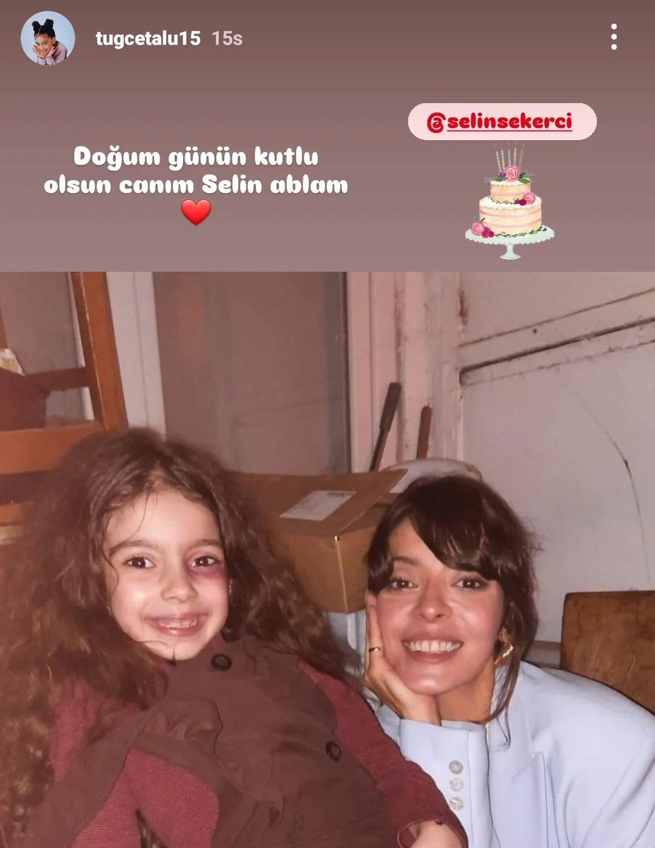 Annesinin Kuzusu filminde #SelinŞekerci 'nin çocukluğunu oynayan Tuğçe Talu'dan doğum günü paylaşımı 🥹🫶