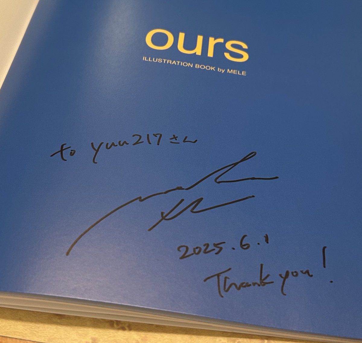 メレ( <a href="/mele_ck/">メレ｜コミティア152【A13a】</a> )先生の新刊げっと！
adoさんの向日葵MVが好きすぎて、お会いできた＆サインしていただいて感動☺️