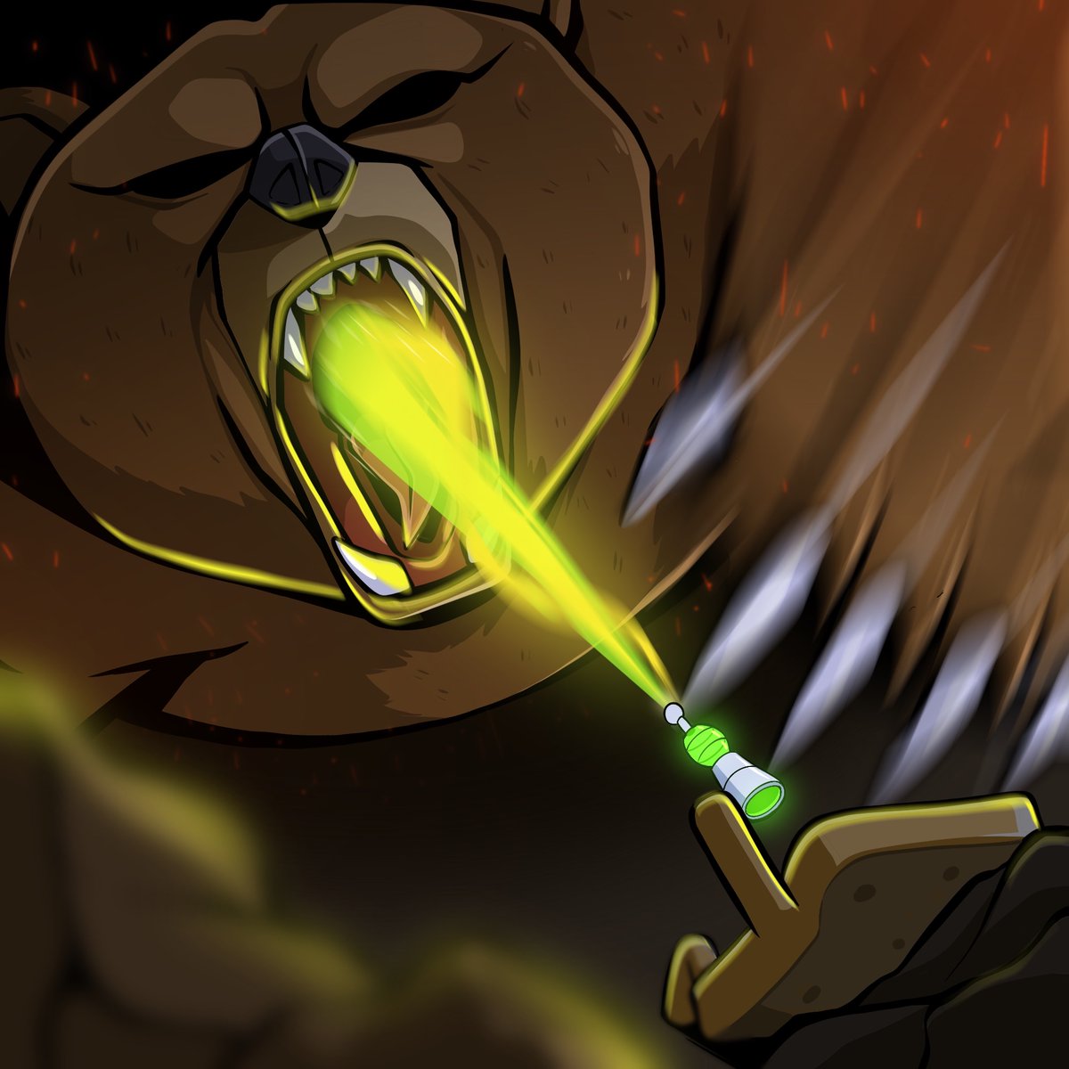 $BWED melting bears with giga-pewpew