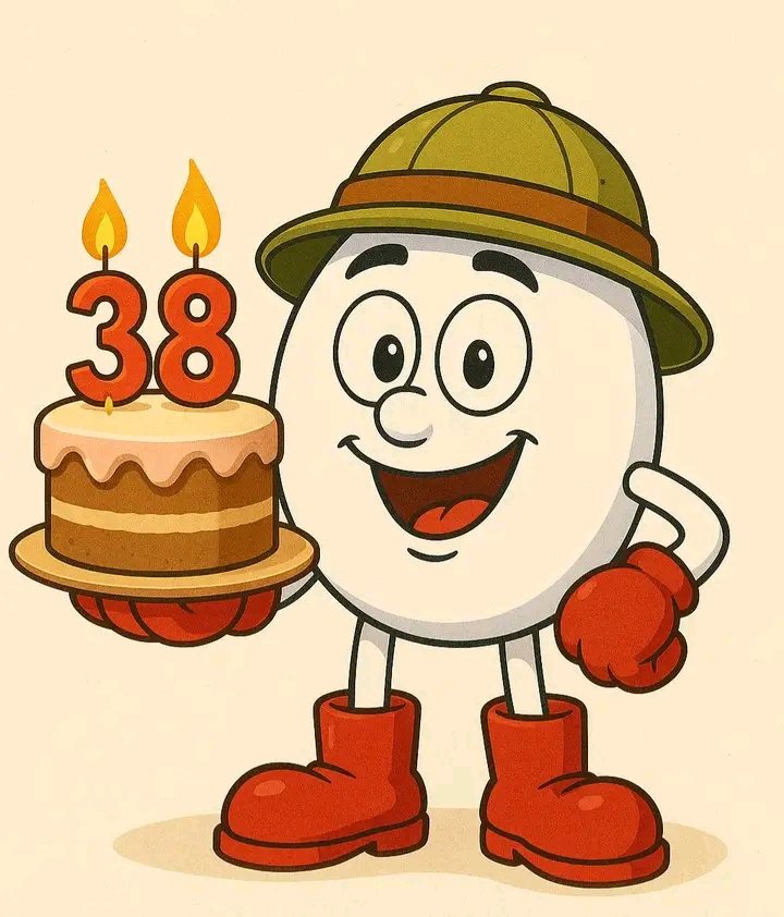 Dizzy is 38 today!!!
Happy Birthday Dizzy 

Yolkfolk.com will be back online tonight.