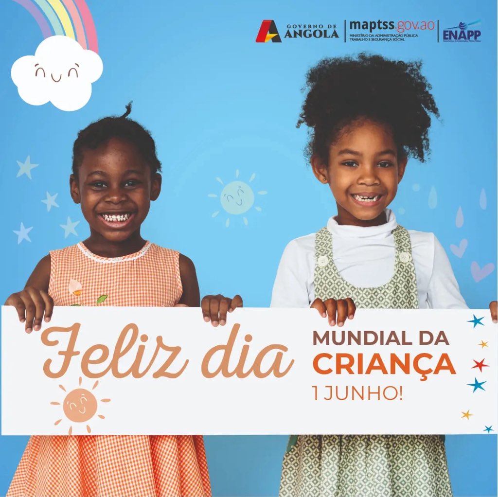 🌍🇦🇴 Happy #ChildrensDay! Today we celebrate the joy, strength, and potential of every child in Angola and around the world.
Let’s renew our commitment to their health, nutrition, education &amp; safety—because every child deserves a grow healthier and brighter future. 💙👧🏿👦🏾