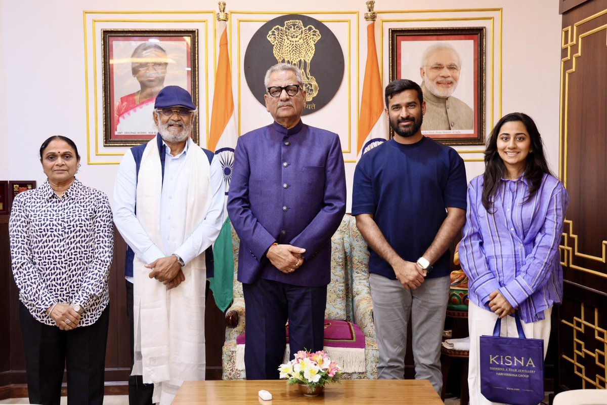 Honoured to meet the Hon’ble Governor of Sikkim, Shri Om Prakash Mathur Ji.

We spoke about Sikkim’s serene beauty, cleanliness &amp; tourism potential, an inspiring reflection of India’s Seven Sisters.

Nature, culture &amp; peace thrive here. Grateful for the warm welcome.

#Governor
