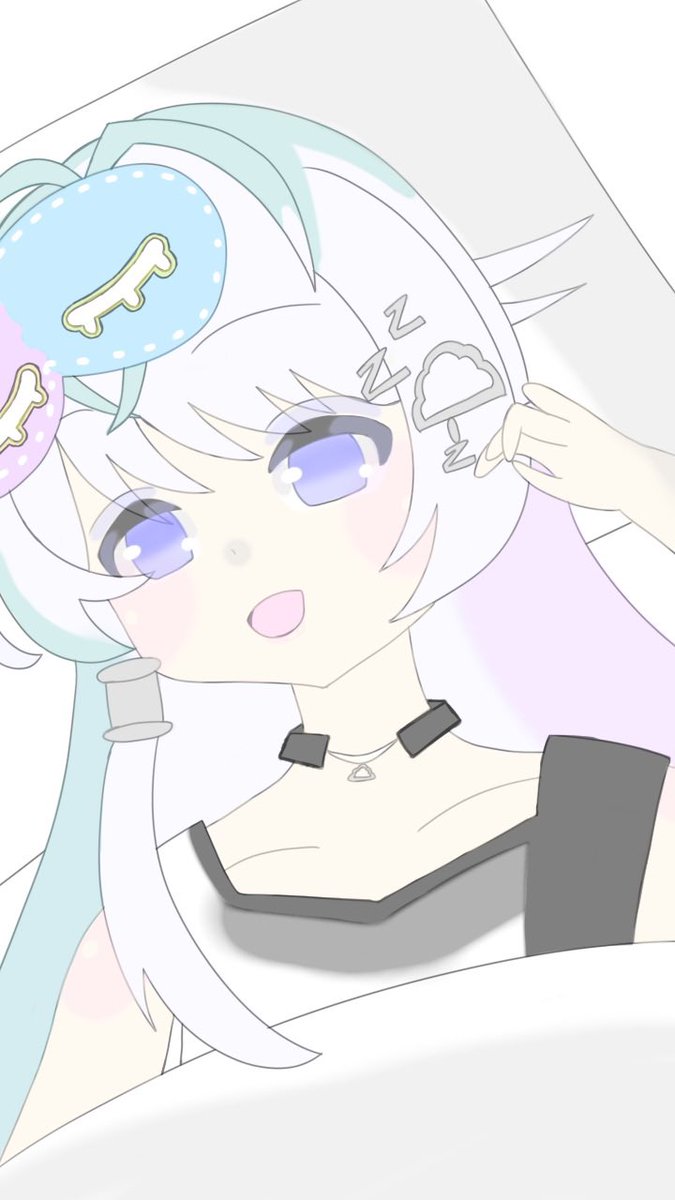 r_in_choco's tweet image. #ツクリーンショット
「もう起きるの？」