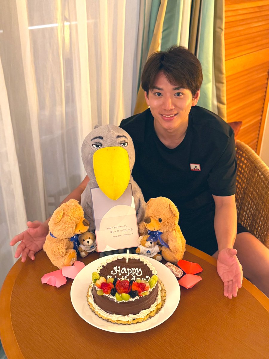 誕生日おめでと✌️
これからもバスケがんばれ！