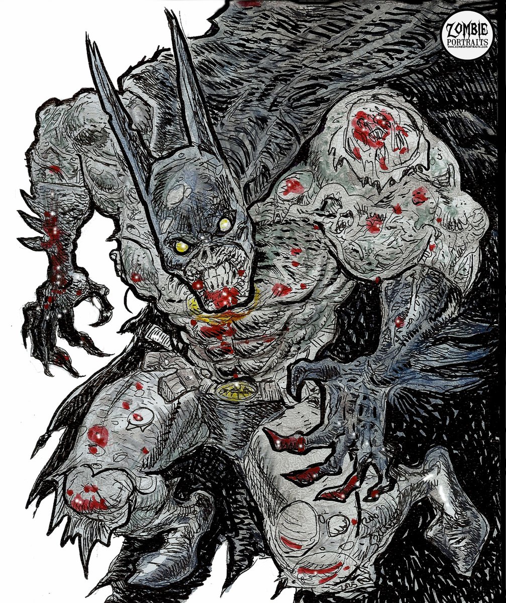 ZombiePortraits's tweet photo. The MANY faces of Zombie Batman!! Sketches and covers... #batman #baturday #zombiebatman #zombie #zombies #zombieart #horrorart #zombieartist #undead #dceased #dccomics #comicbooks #comicbookart #traditionalart #comicartist #zombiedrawing #darkknight #batmancomics https://t.co/ufDEX9eLek