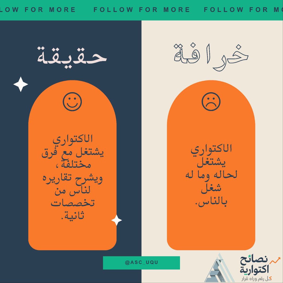 ASC_uqu's tweet photo. اليوم السادس من نصائح اكتوارية
مع كل يوم نكتشف إن عالم الاكتواريين أوسع مما كنا نتصوّر،
واليوم نوقف عند محطة مهمّة:
المعرفة وحدها ما تكفي… لازم تُترجم لأثر.
التحليل، التوقع، واتخاذ القرار المدروس،
هي مفاتيح تصنع الفرق في كل قطاع.
كل يوم نكبر، وكل نصيحة تفتح أفق جديد.
جاهز تكمل؟ https://t.co/bBTZlXAdqk