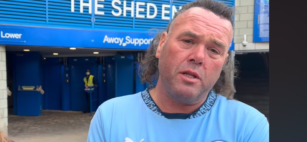 You’ll have seen “Shez” many times on my #ManCity matchday vlogs - sadly we lost him to the stand in the sky today 💔
My thoughts are with a magnificent, passionate City fan &amp; loving father 🩵🩵🩵🩵🩵
