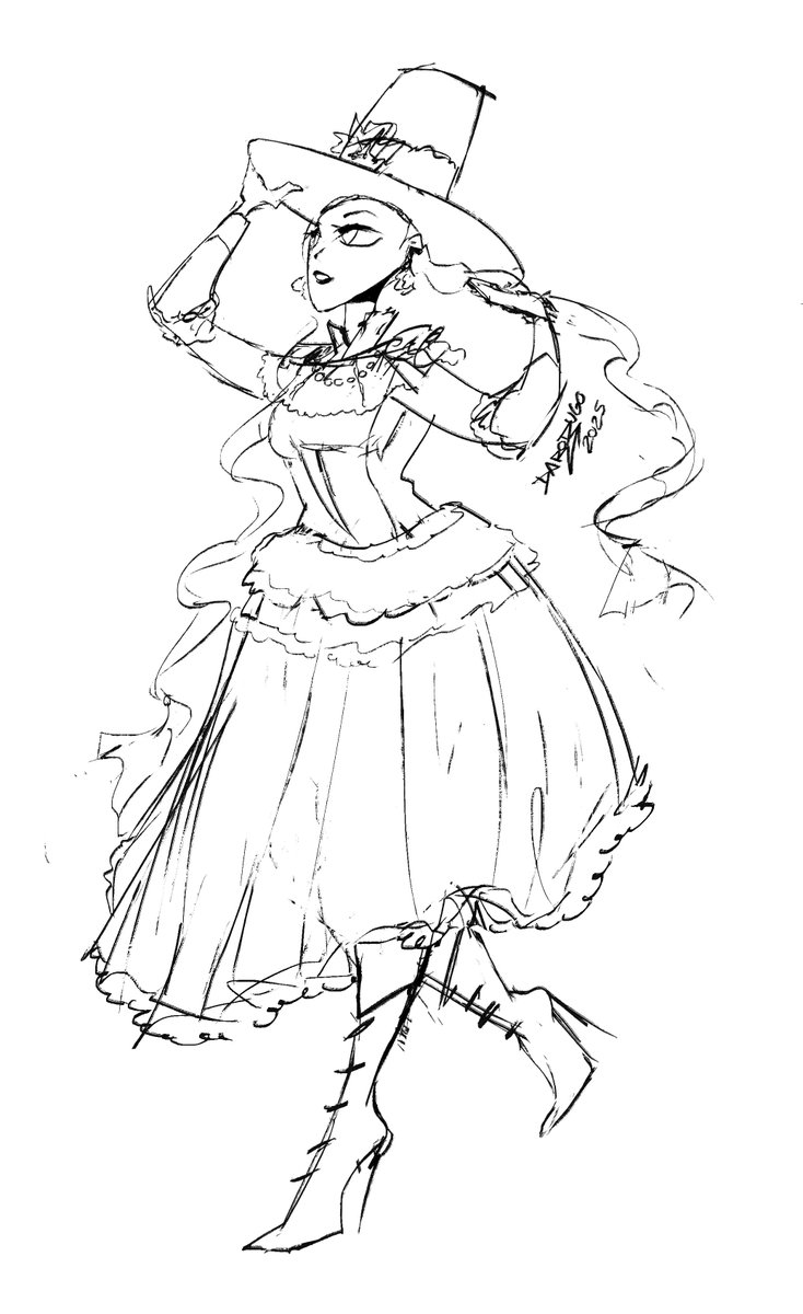 Darodugo's tweet image. Hace mucho no dibujo cosas para mi, redraw tipo sketch de un personaje mio de 2022
#art #drawing #darodugo #sketch