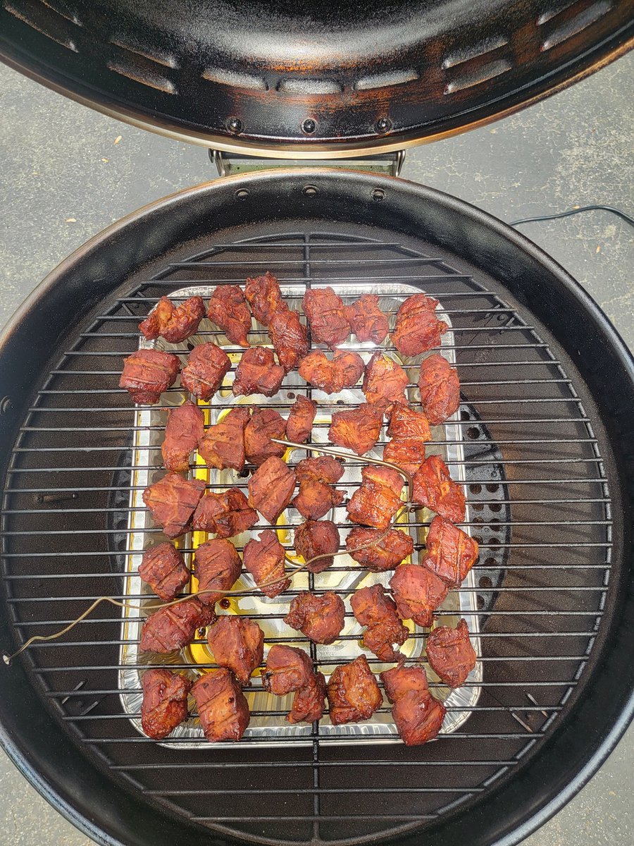 Attempting some smoked BBQ pork butt burnt ends today.