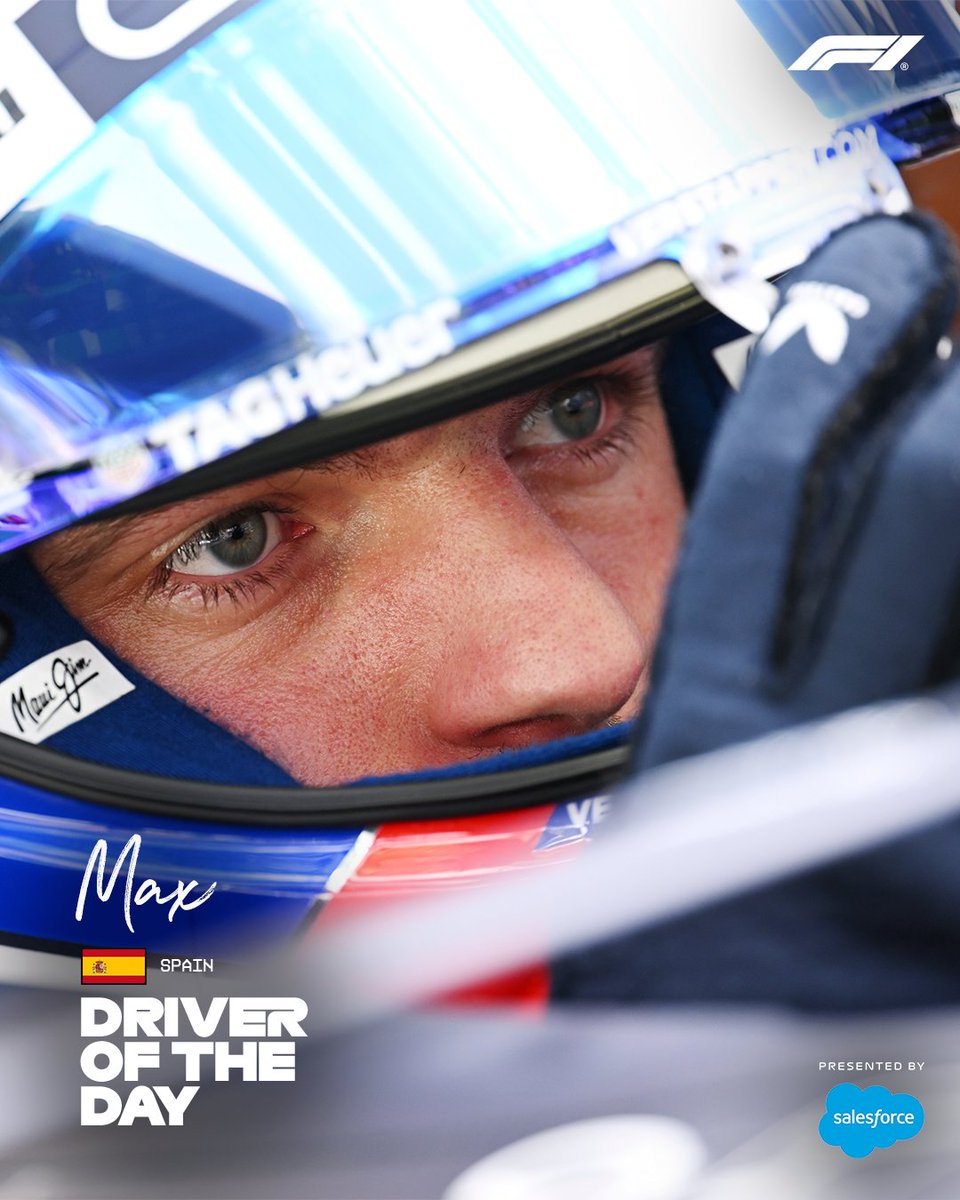 Formula 1 (@f1) on Twitter photo The votes are in 🗳️
Your <a href="/salesforce/">Salesforce</a> Driver of the Day is Max Verstappen
#F1 #SpanishGP The votes are in 🗳️
Your <a href="/salesforce/">Salesforce</a> Driver of the Day is Max Verstappen
#F1 #SpanishGP