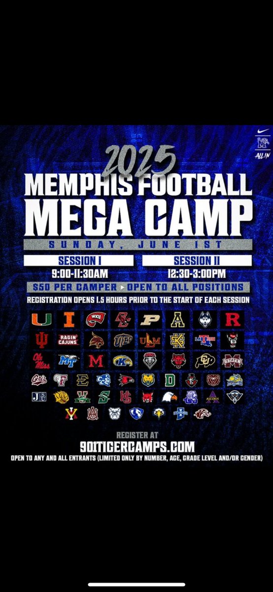 Had a great time at Memphis mega camp