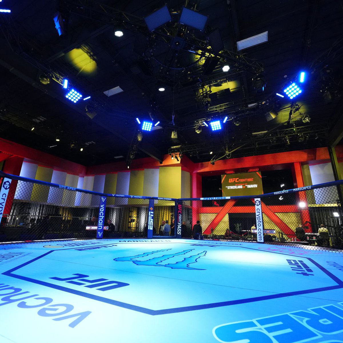 The UFC Apex will be out of action for the next two months. 😅

7 consecutive events will be on the road across June and July. 🔥